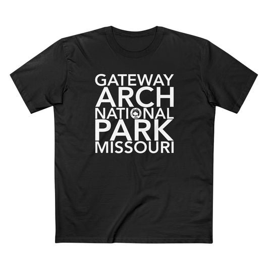 Gateway Arch National Park T-Shirt Block Text