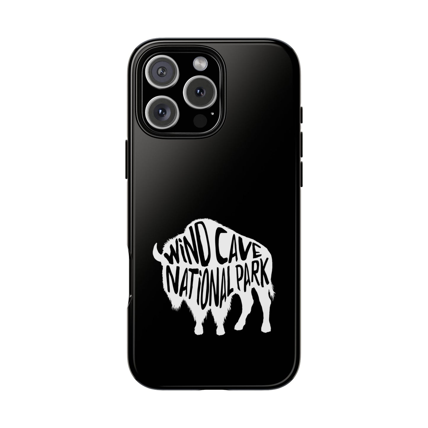 Wind Cave National Park Phone Case - Bison Design