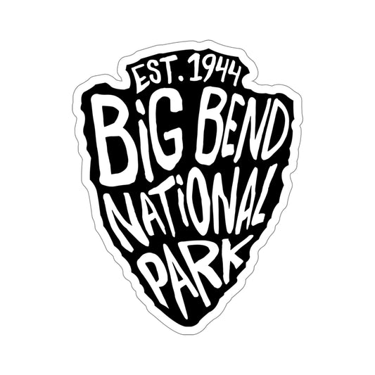 Big Bend National Park Sticker - Arrow Head Design