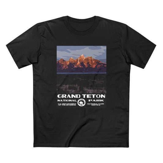 Grand Teton National Park T-Shirt - Moulton Barn WPA