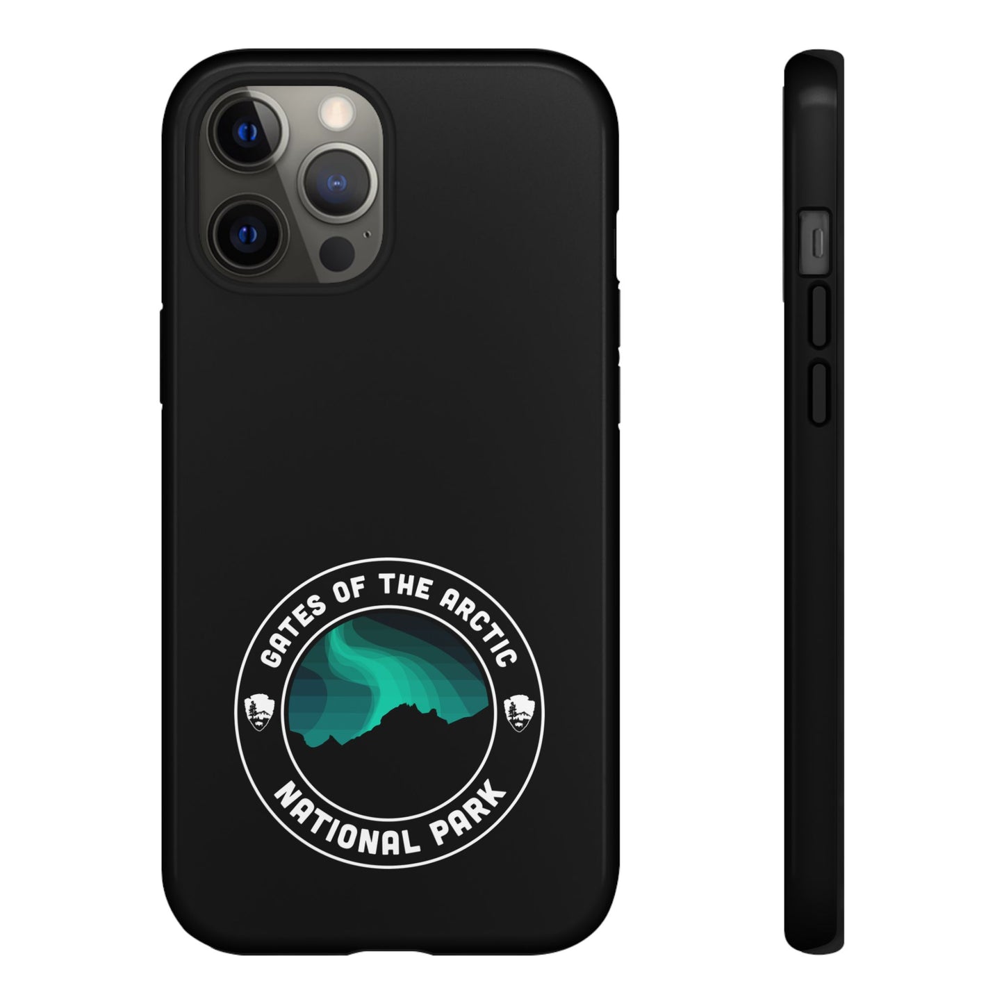Gates of the Arctic National Park Phone Case - Round Emblem Design