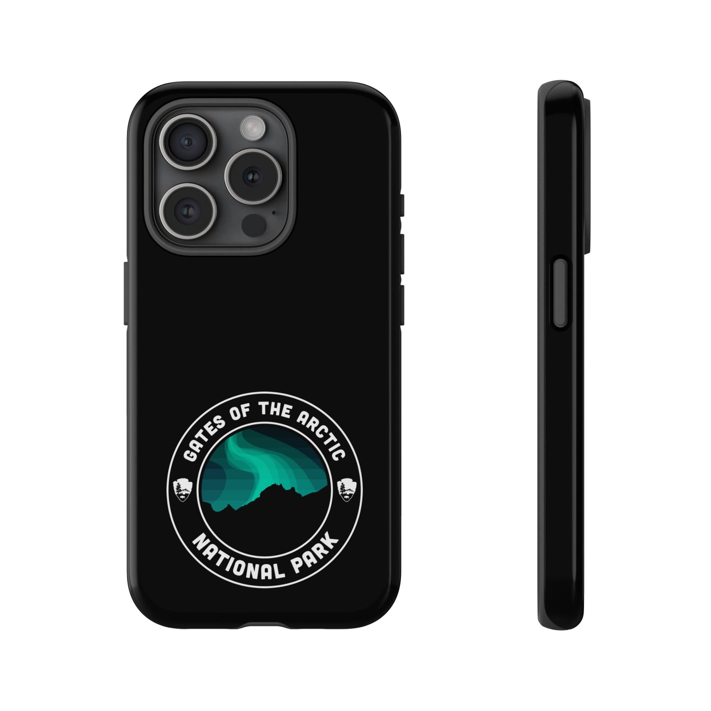 Gates of the Arctic National Park Phone Case - Round Emblem Design