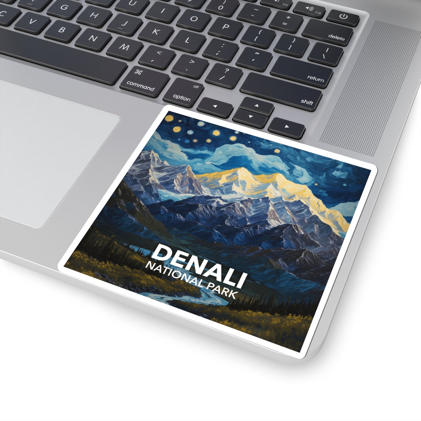 Denali National Park Sticker - The Starry Night