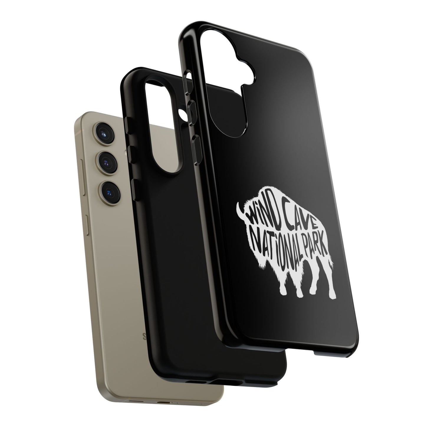 Wind Cave National Park Phone Case - Bison Design