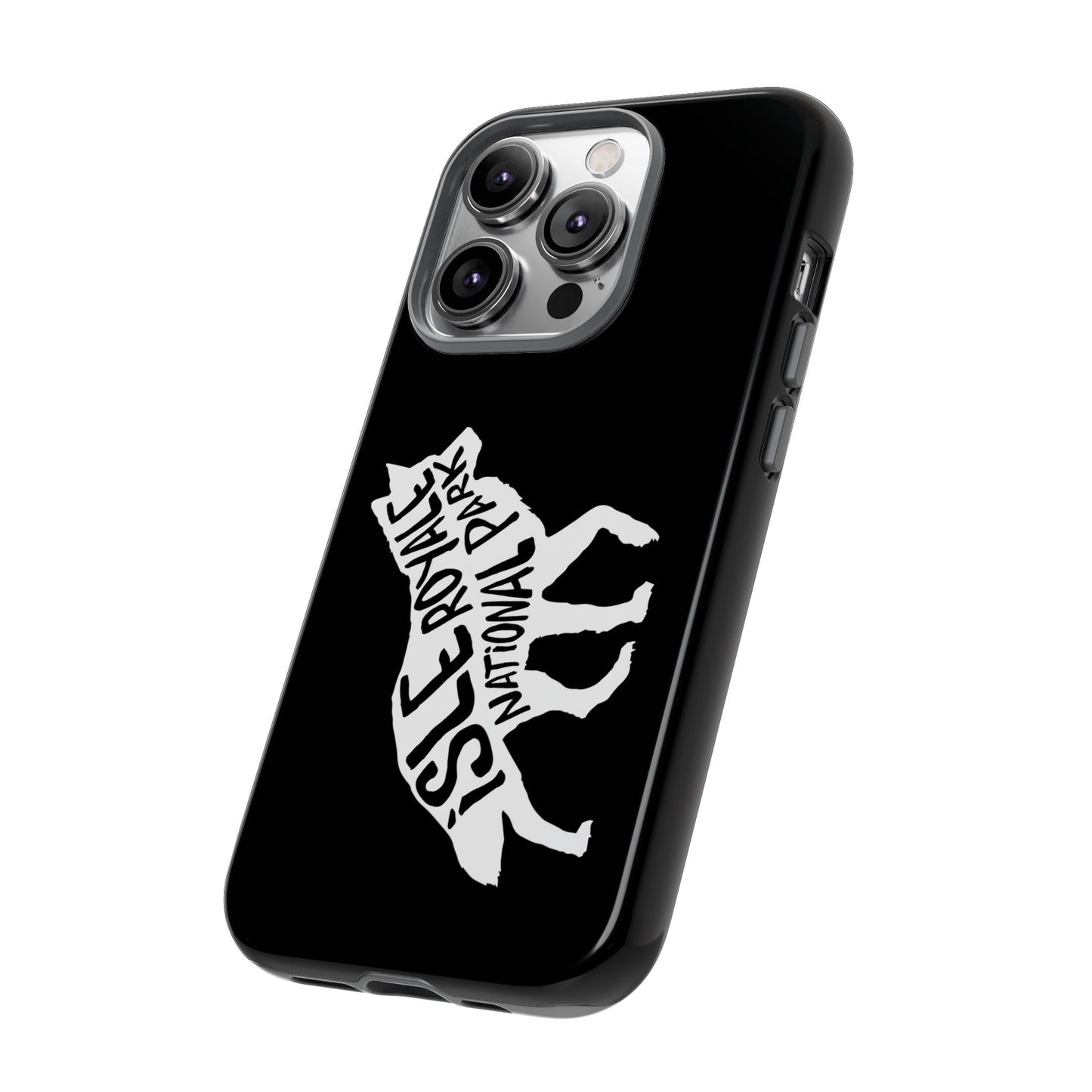 Isle Royale National Park Phone Case - Wolf Design