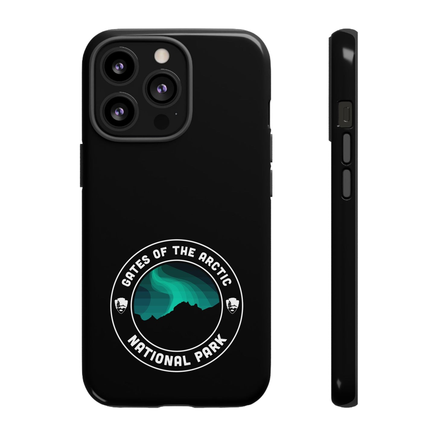 Gates of the Arctic National Park Phone Case - Round Emblem Design