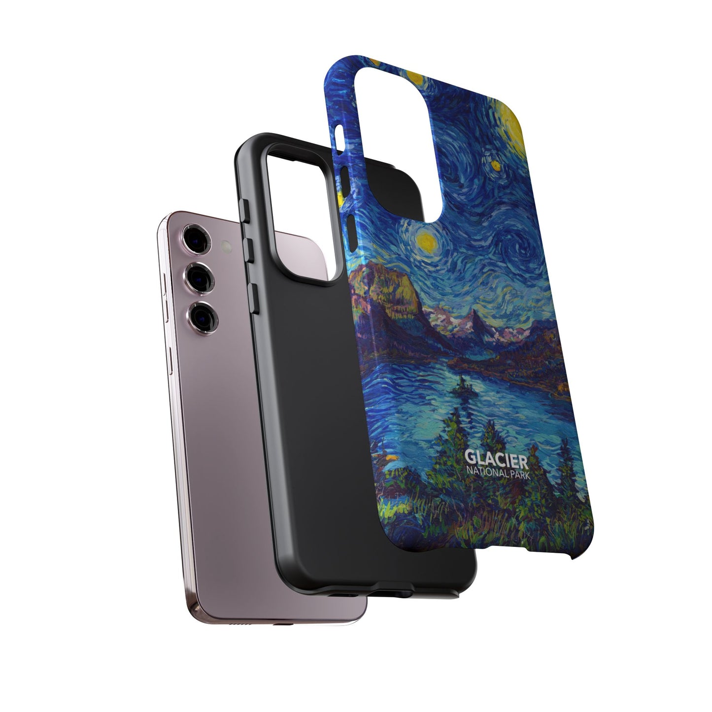 Glacier National Park Phone Case - Starry Night