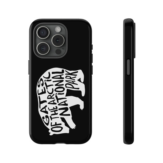 Gates of the Arctic National Park Phone Case - Grizzly Bear Design
