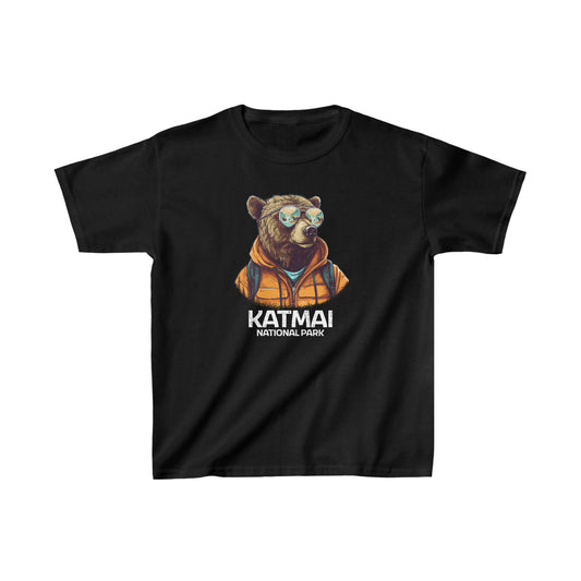 Katmai National Park Child T-Shirt - Cool Grizzly Bear