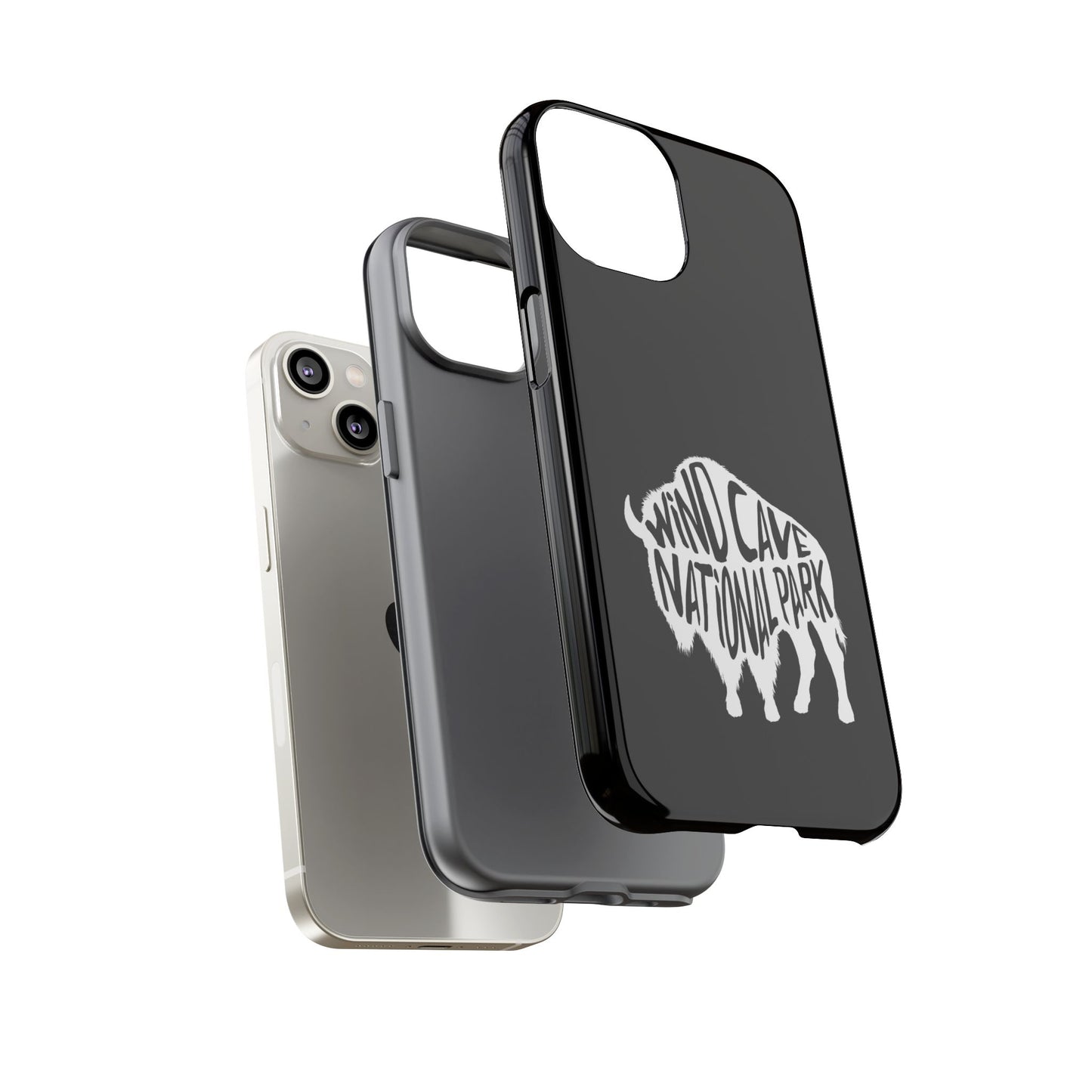 Wind Cave National Park Phone Case - Bison Design