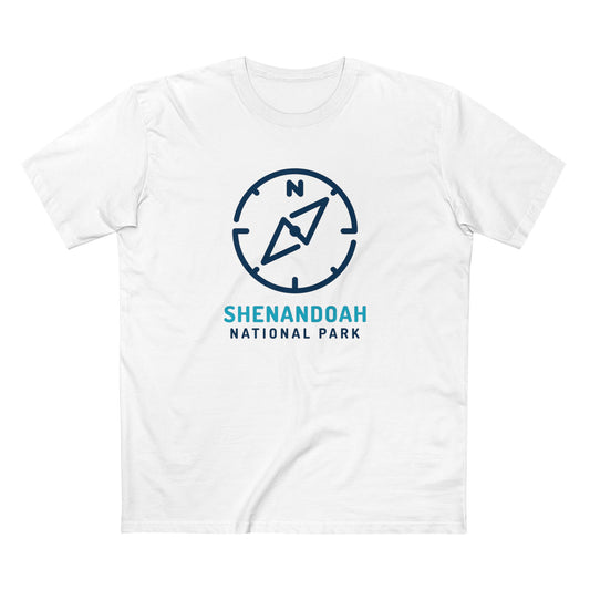 Shenandoah National Park T-Shirt Compass Design