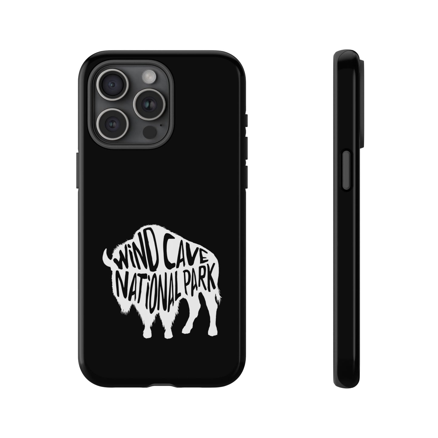 Wind Cave National Park Phone Case - Bison Design