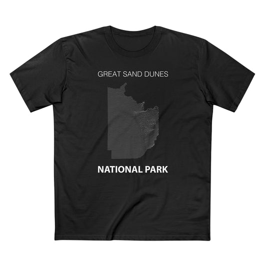 Great Sand Dunes National Park T-Shirt - Topographical Lines