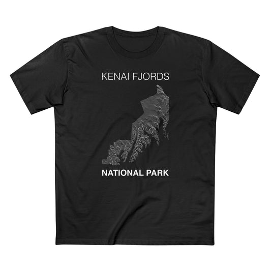 Kenai Fjords National Park T-Shirt Lines