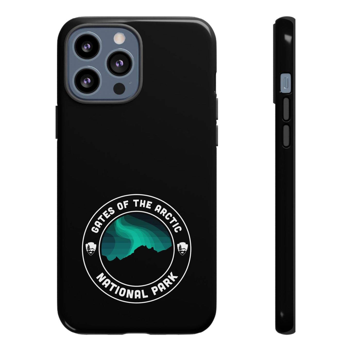 Gates of the Arctic National Park Phone Case - Round Emblem Design