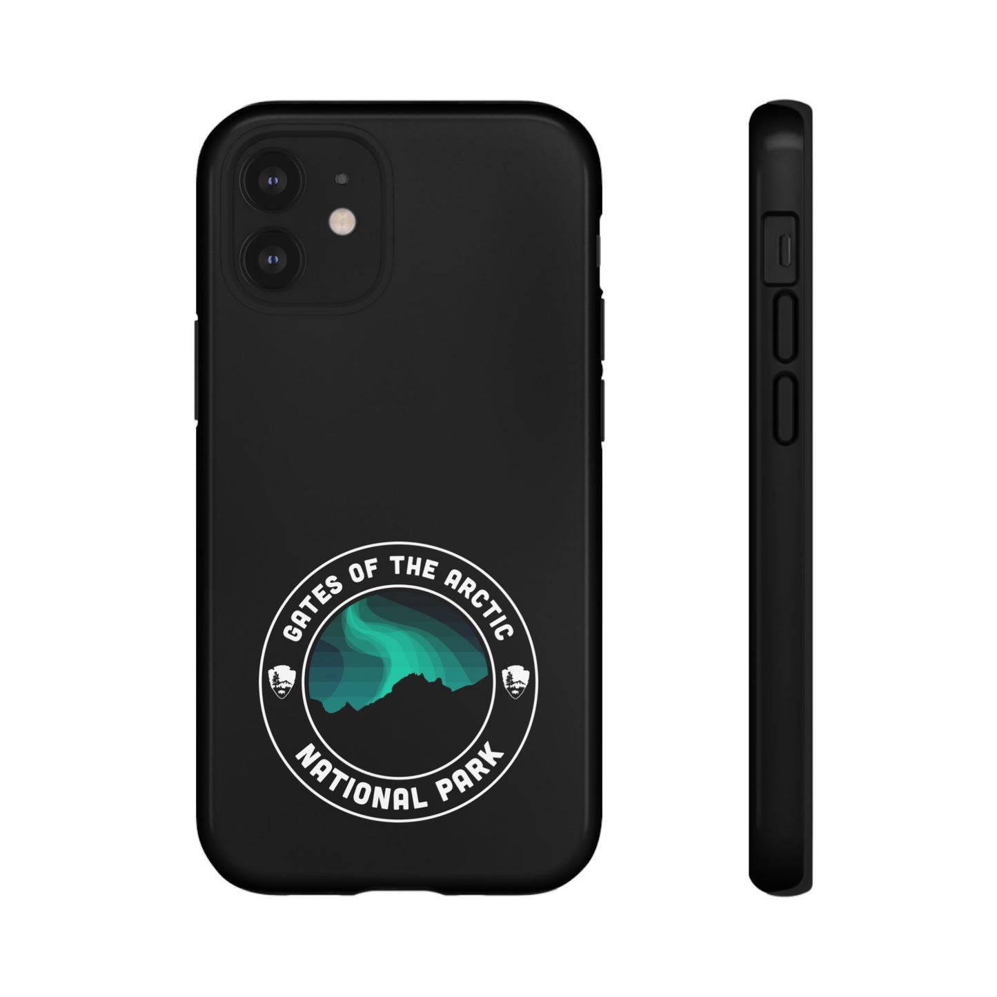Gates of the Arctic National Park Phone Case - Round Emblem Design