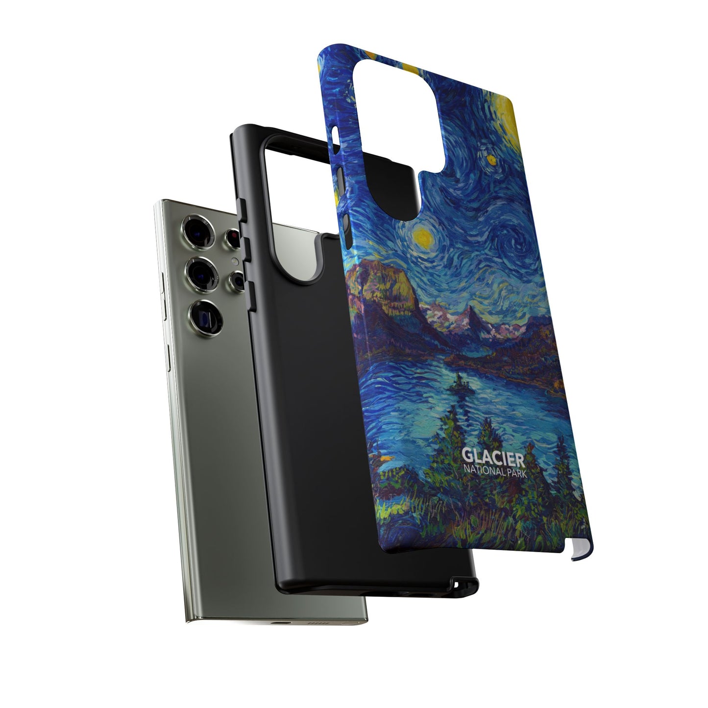 Glacier National Park Phone Case - Starry Night