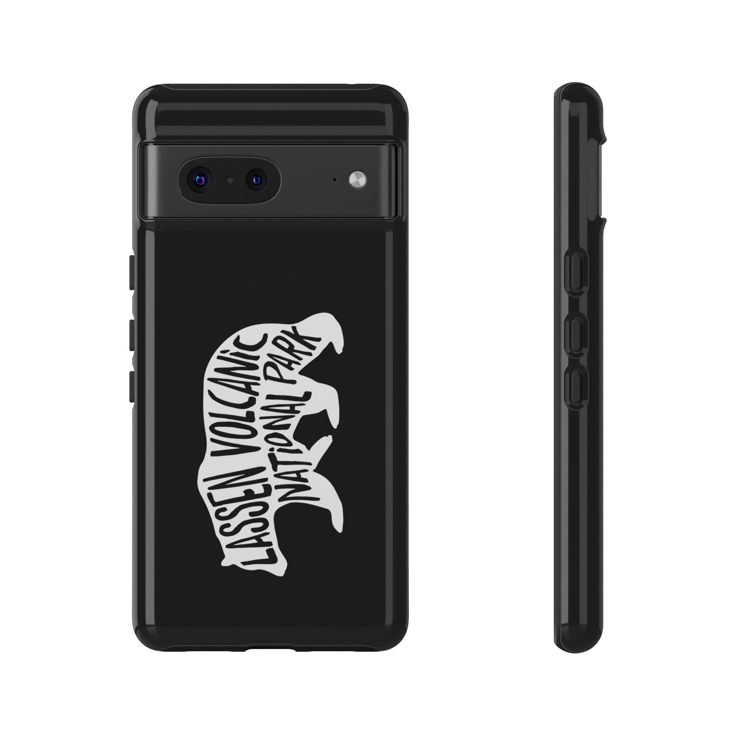Lassen Volcanic National Park Phone Case - Black Bear Design