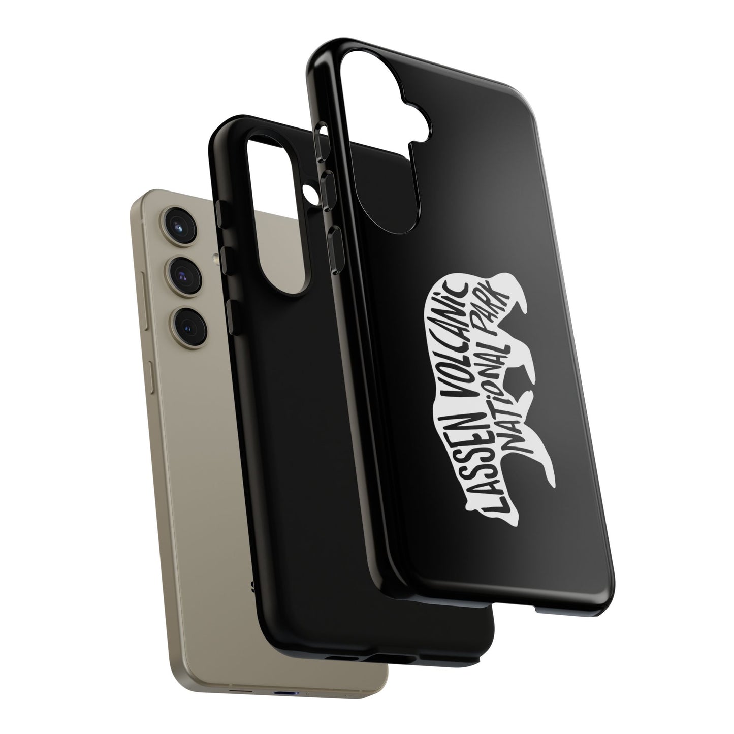 Lassen Volcanic National Park Phone Case - Black Bear Design