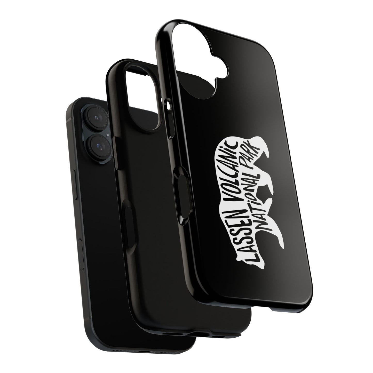 Lassen Volcanic National Park Phone Case - Black Bear Design