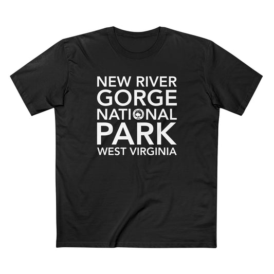 New River Gorge National Park T-Shirt Block Text
