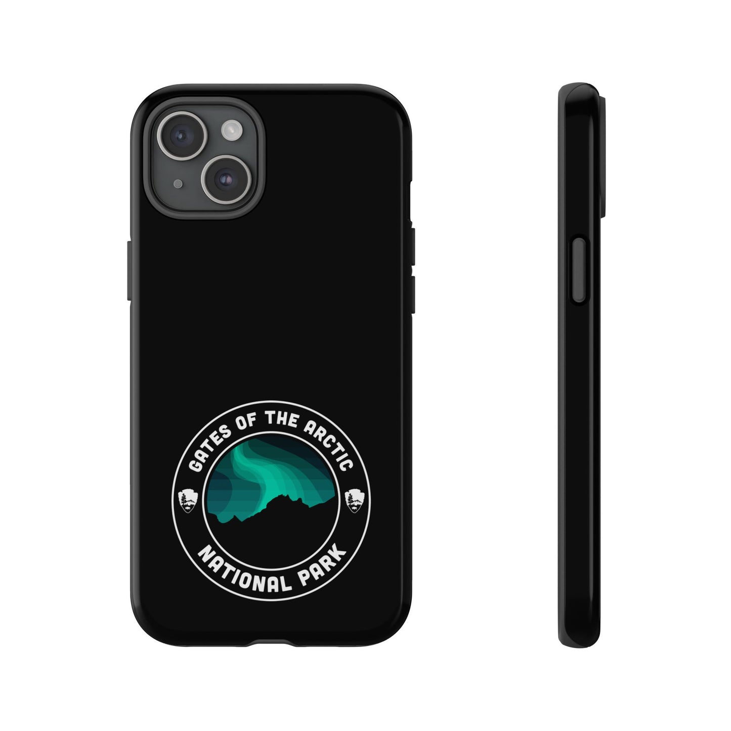 Gates of the Arctic National Park Phone Case - Round Emblem Design