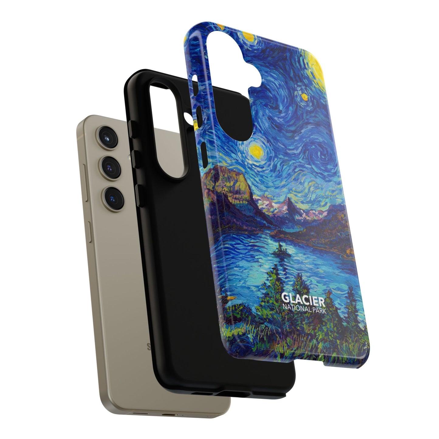 Glacier National Park Phone Case - Starry Night
