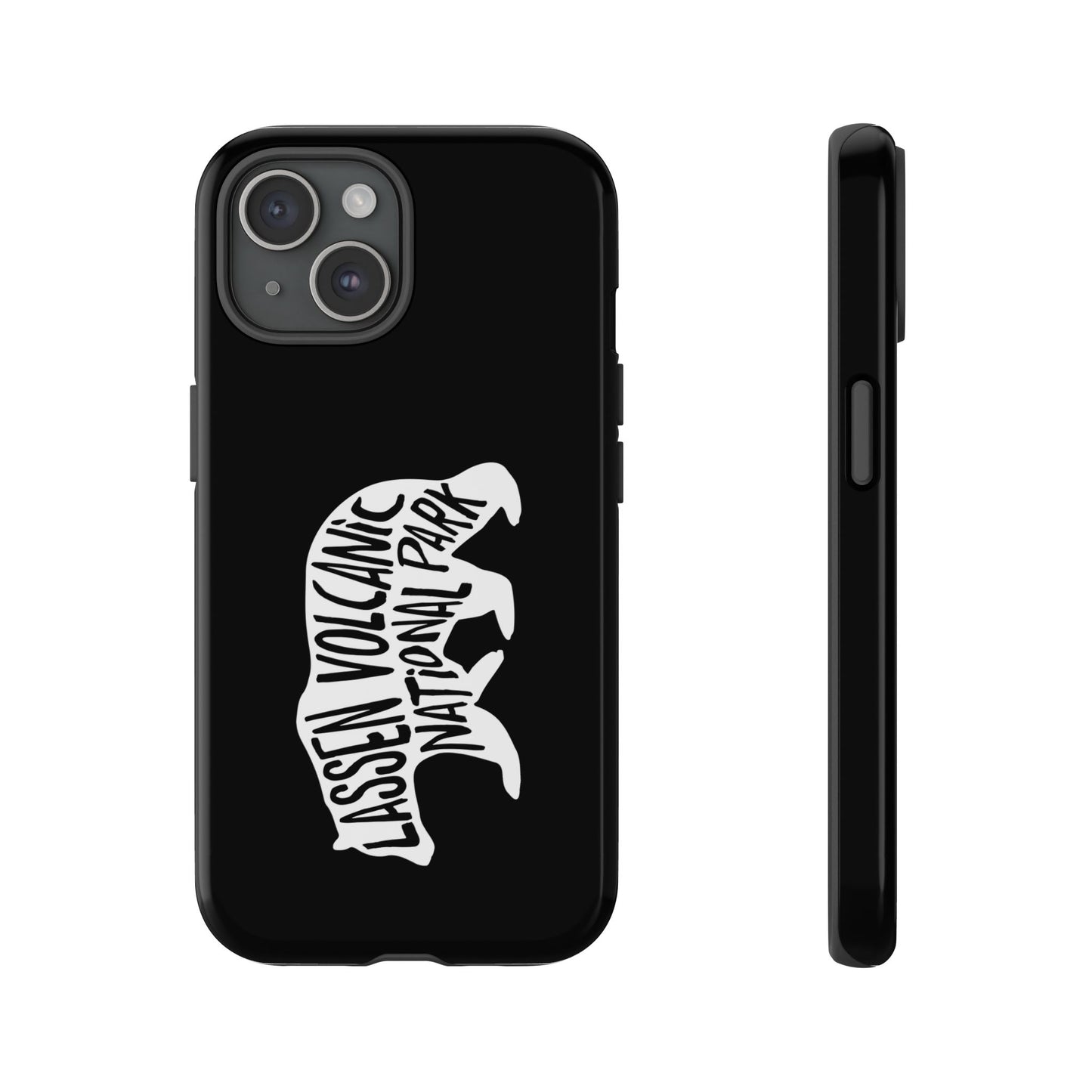 Lassen Volcanic National Park Phone Case - Black Bear Design