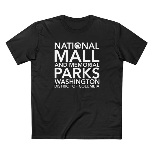 National Mall and Memorial Parks T-Shirt Block Text