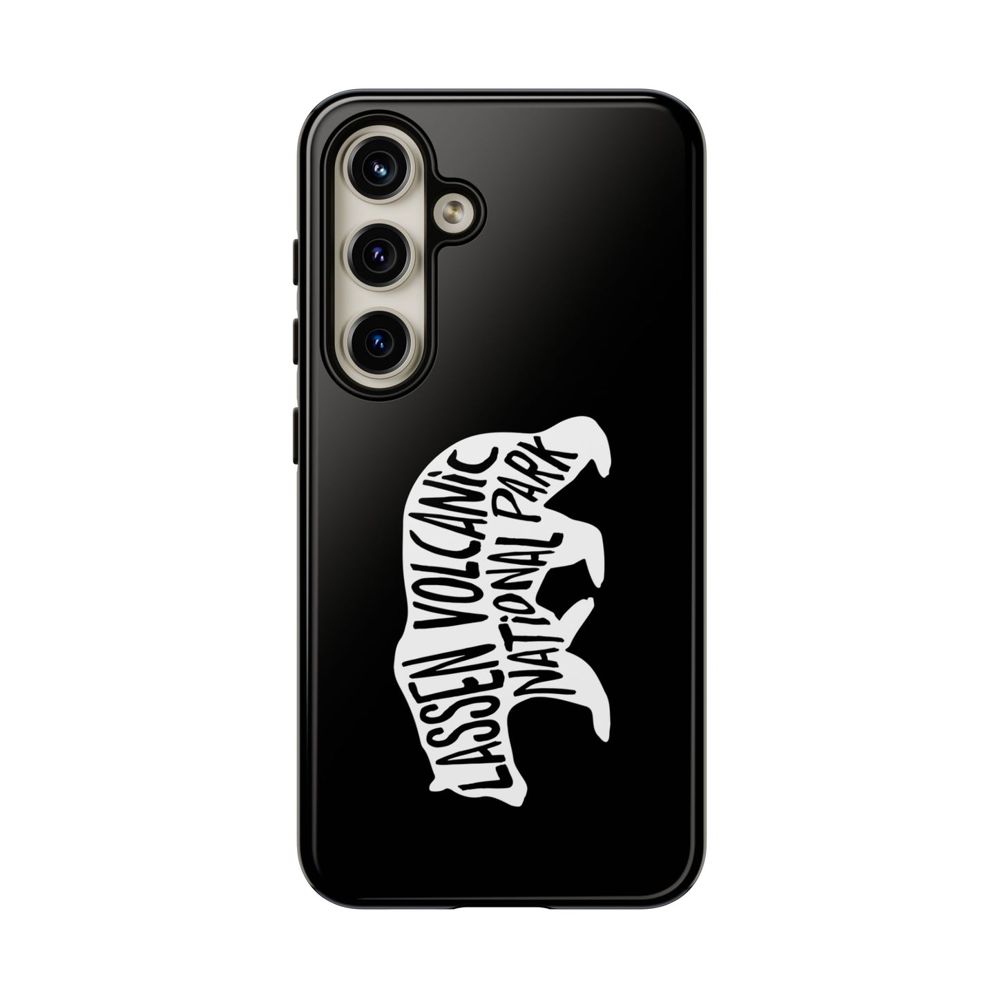 Lassen Volcanic National Park Phone Case - Black Bear Design