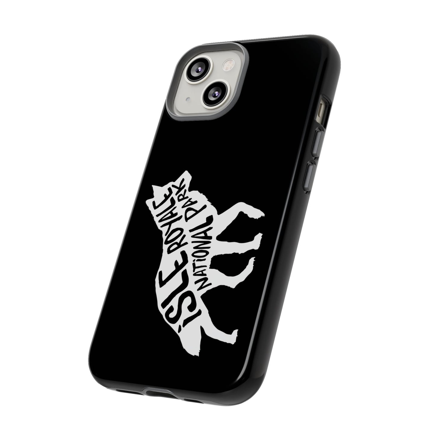 Isle Royale National Park Phone Case - Wolf Design
