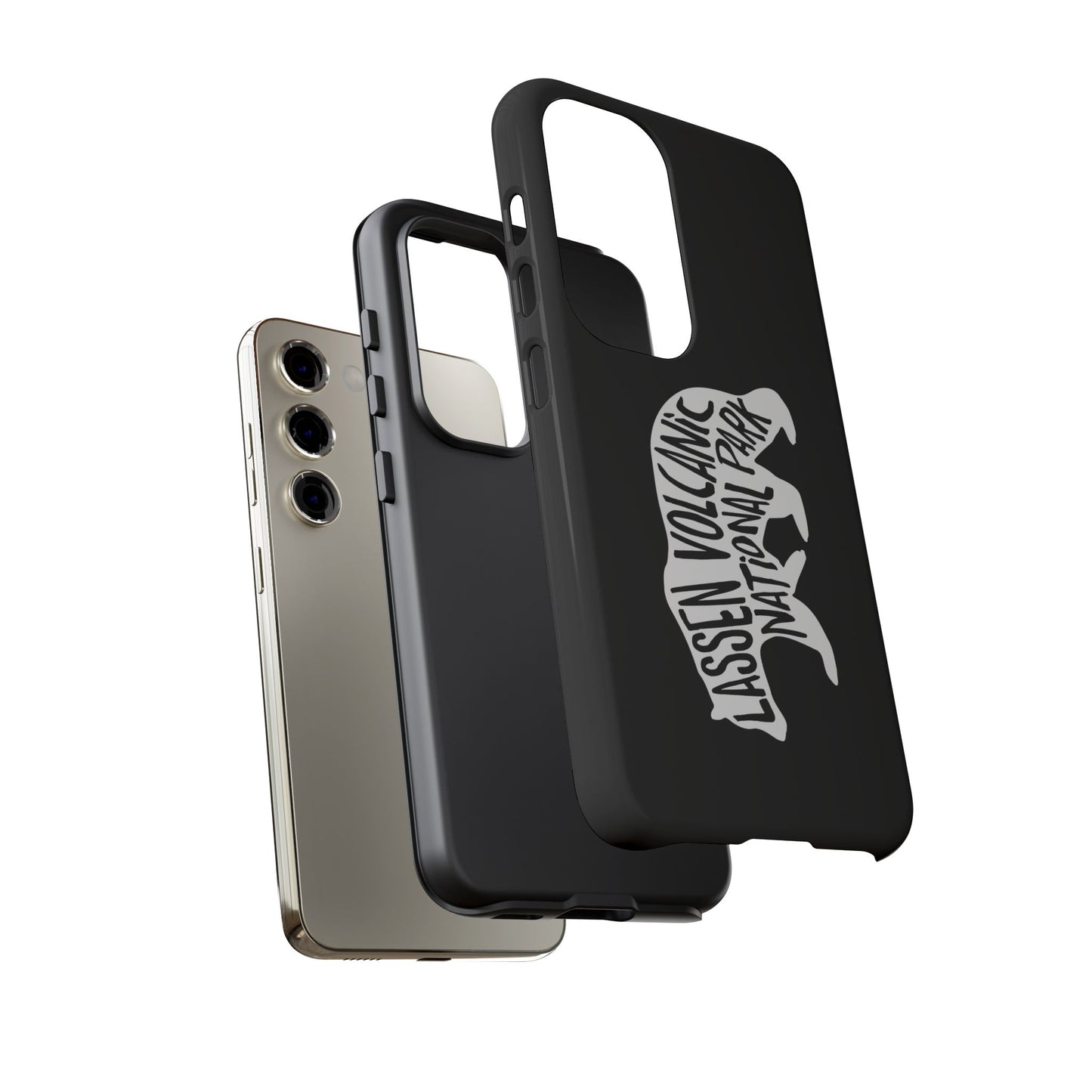 Lassen Volcanic National Park Phone Case - Black Bear Design