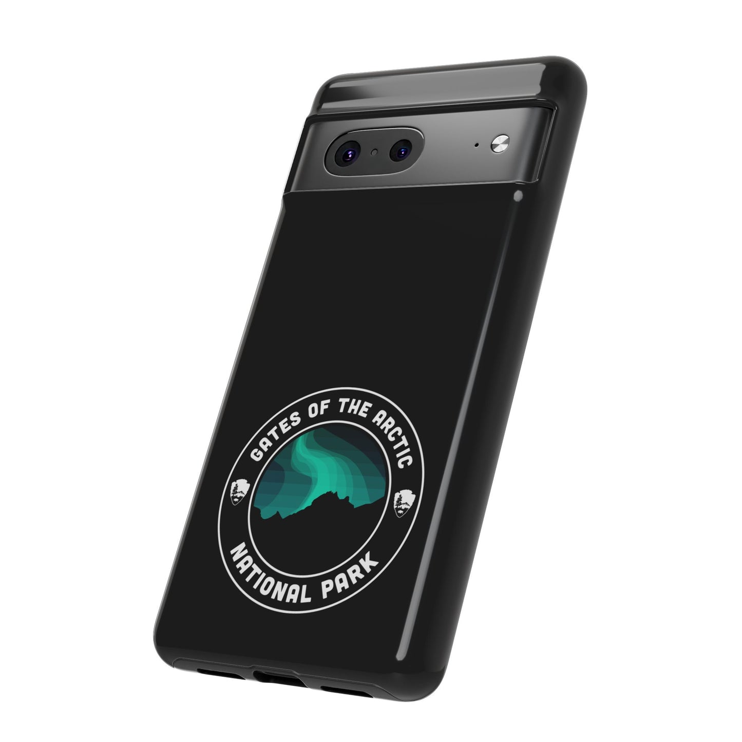 Gates of the Arctic National Park Phone Case - Round Emblem Design