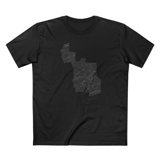 Zion National Park T-Shirt - Topographical Lines