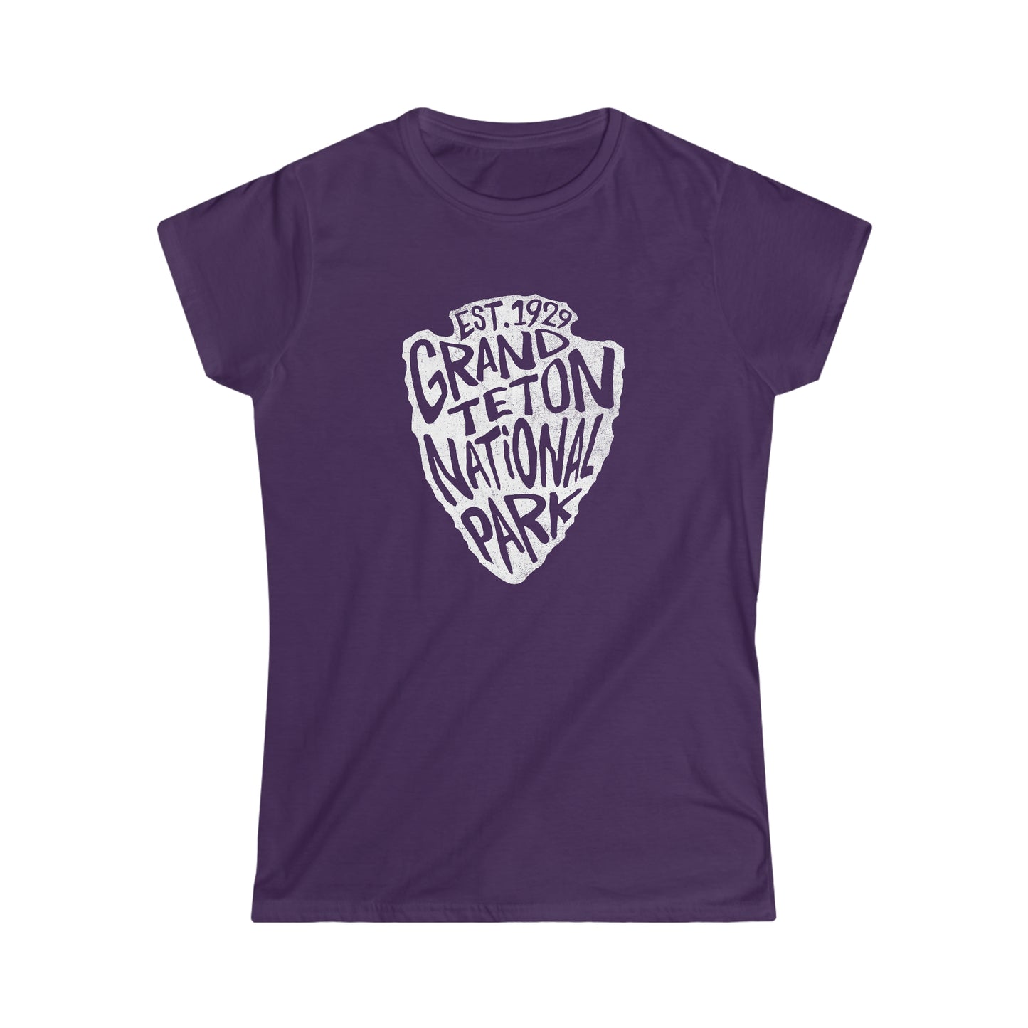 Grand Teton National Park Women's T-Shirt - Arrowhead Design
