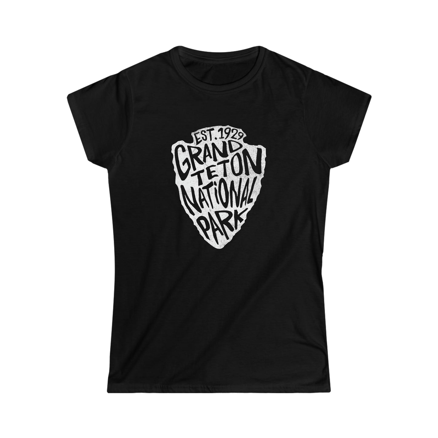 Grand Teton National Park Women's T-Shirt - Arrowhead Design