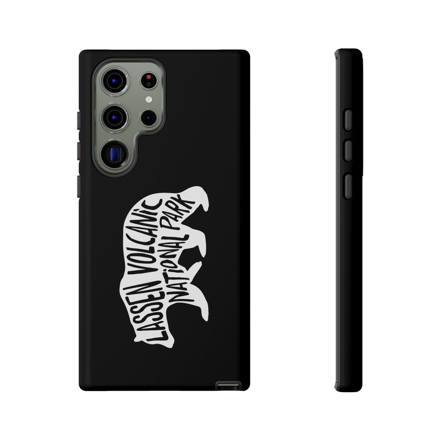 Lassen Volcanic National Park Phone Case - Black Bear Design
