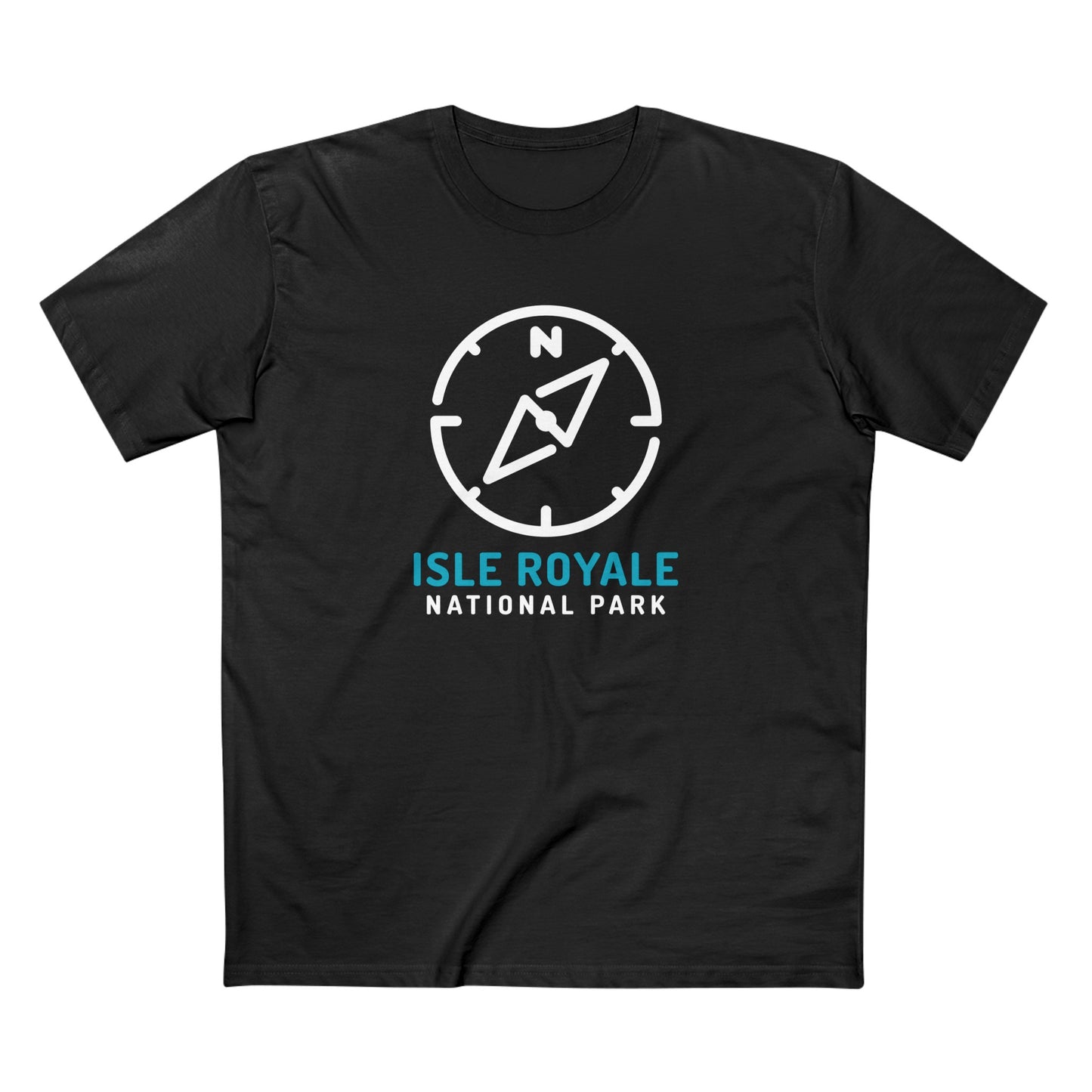 Isle Royale National Park T-Shirt Compass Design