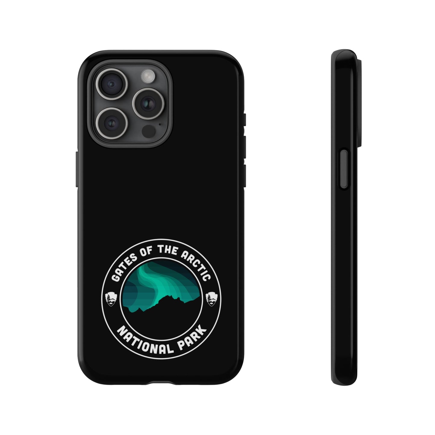 Gates of the Arctic National Park Phone Case - Round Emblem Design