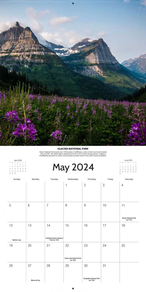 2024 National Park Calendar