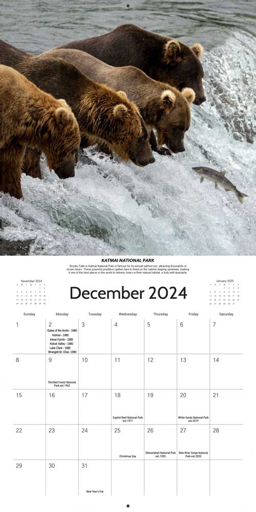 2024 National Park Calendar