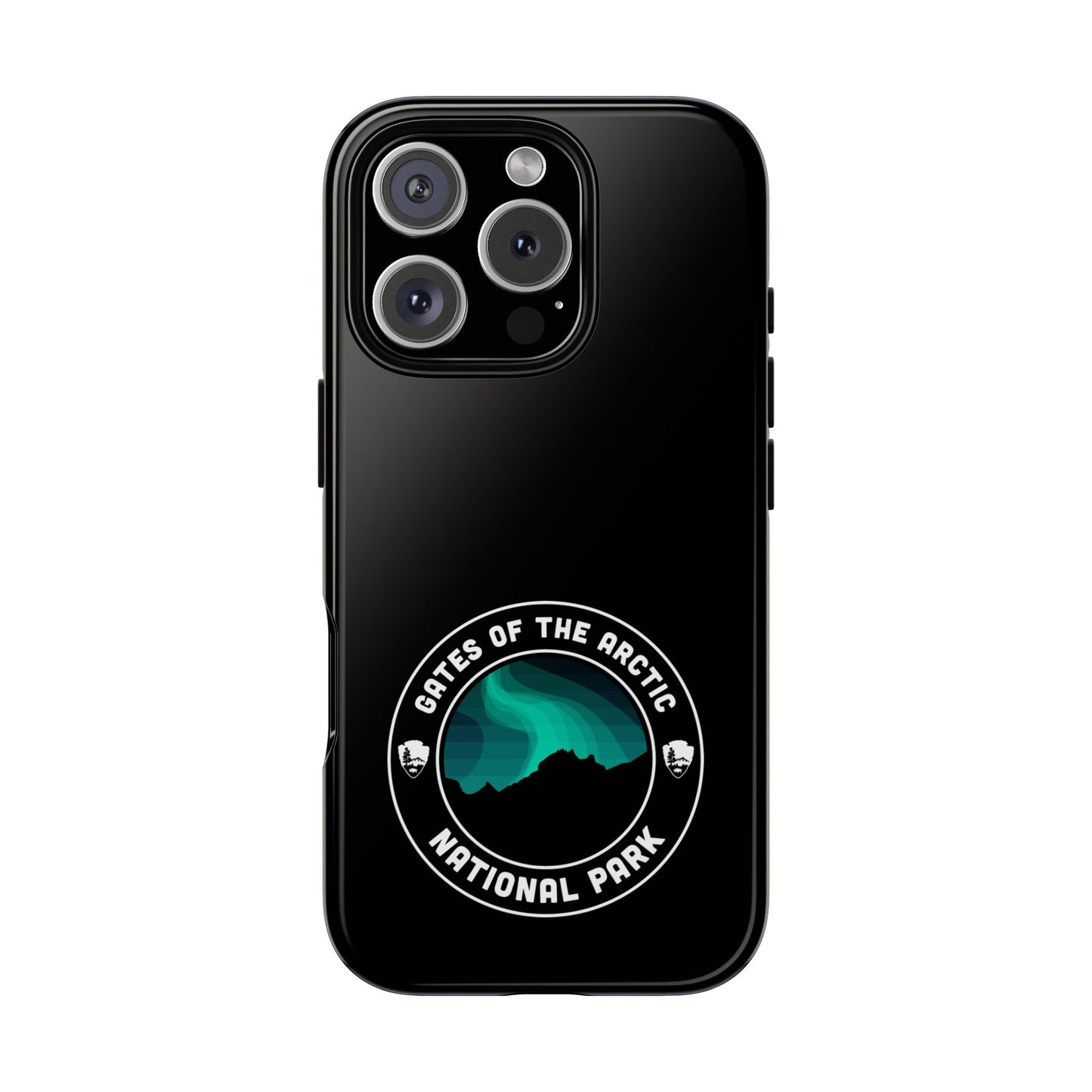 Gates of the Arctic National Park Phone Case - Round Emblem Design