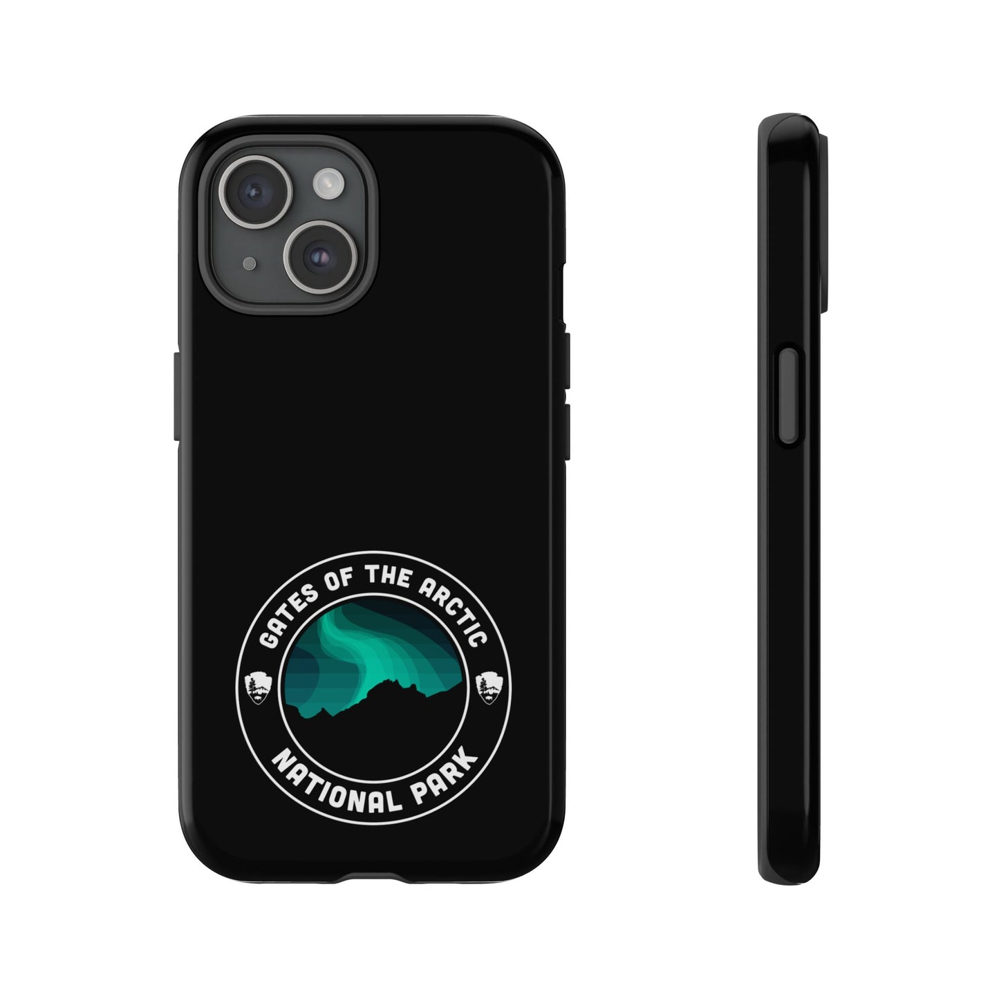 Gates of the Arctic National Park Phone Case - Round Emblem Design