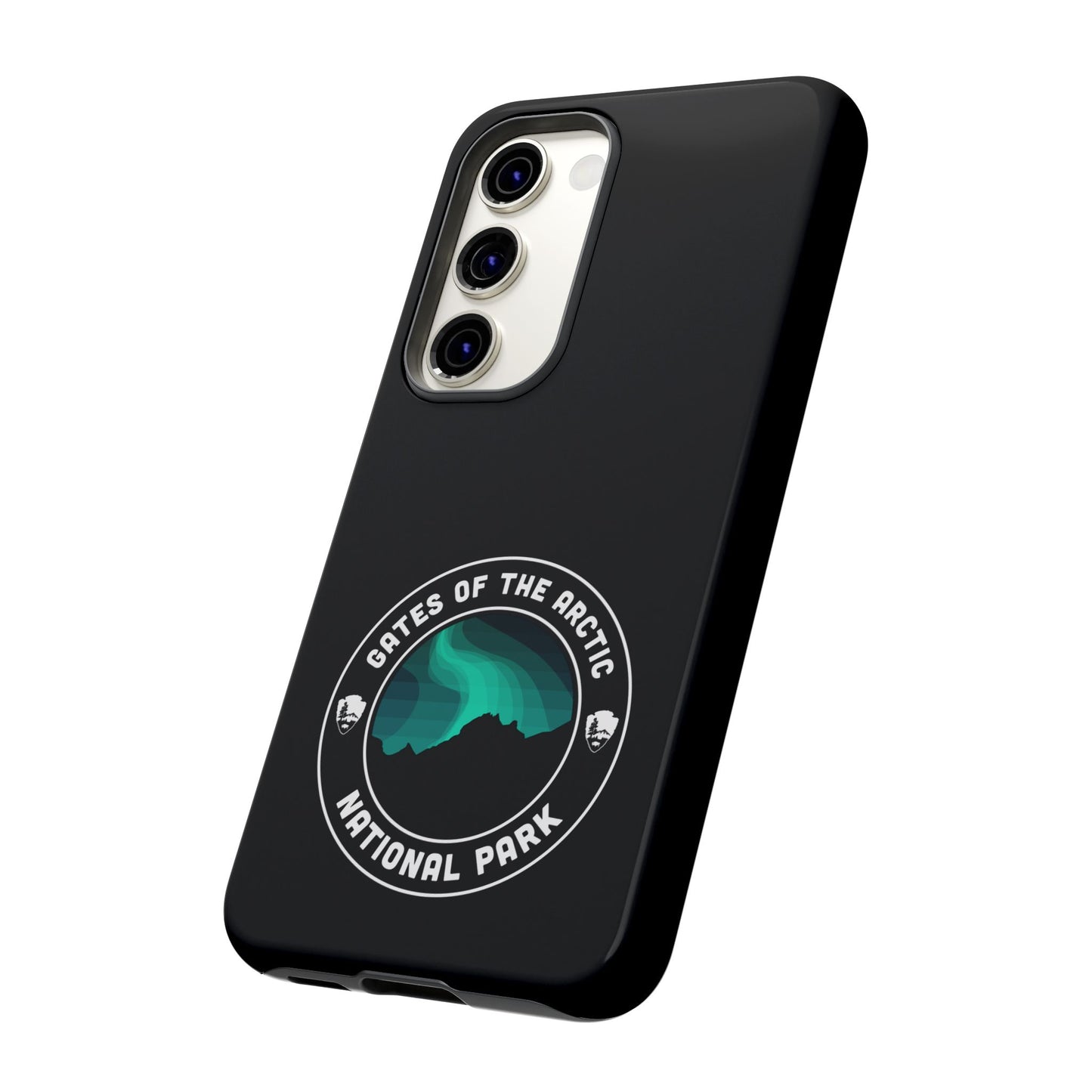 Gates of the Arctic National Park Phone Case - Round Emblem Design