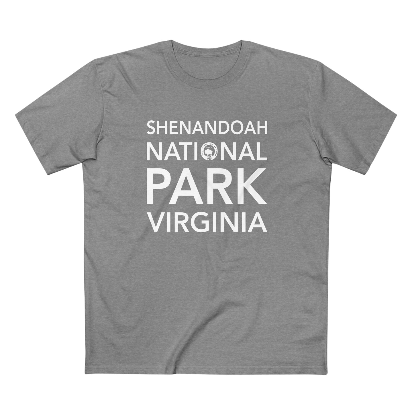 Shenandoah National Park T-Shirt Block Text