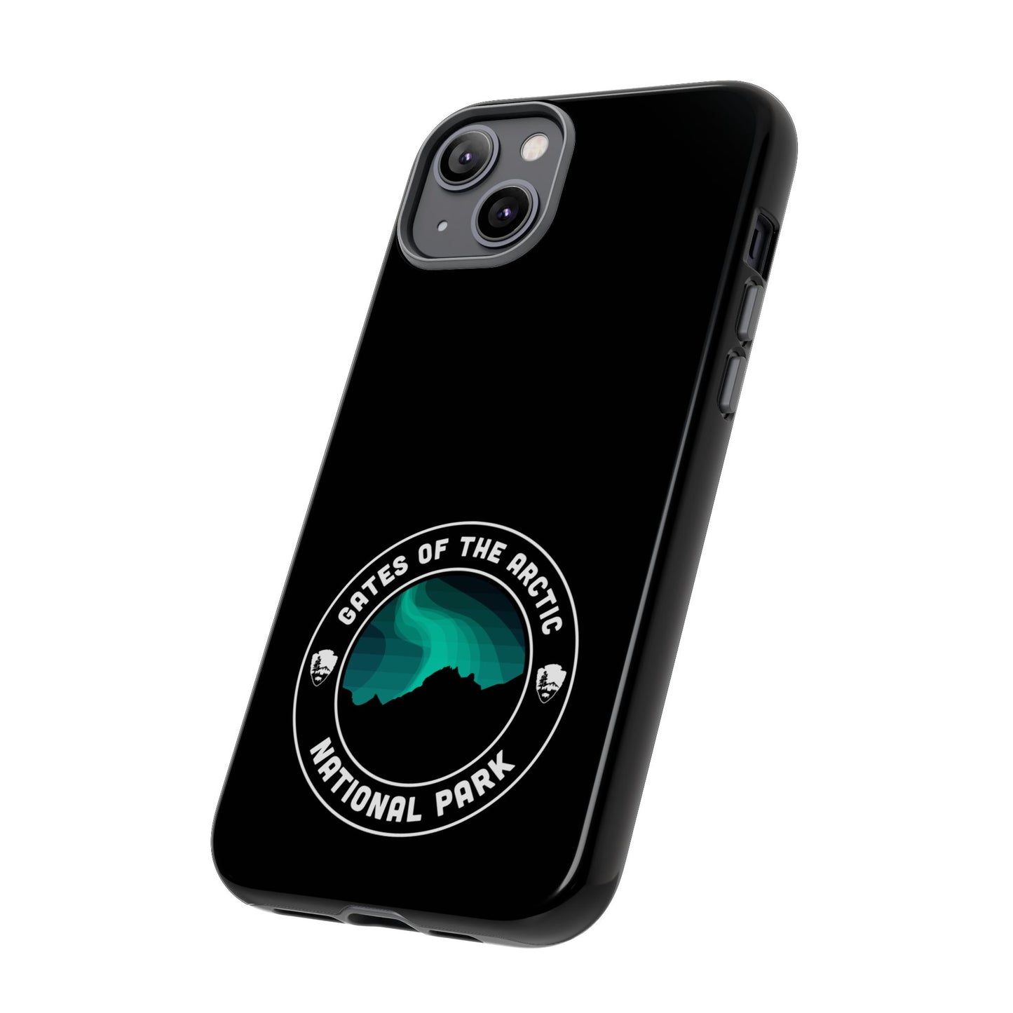 Gates of the Arctic National Park Phone Case - Round Emblem Design