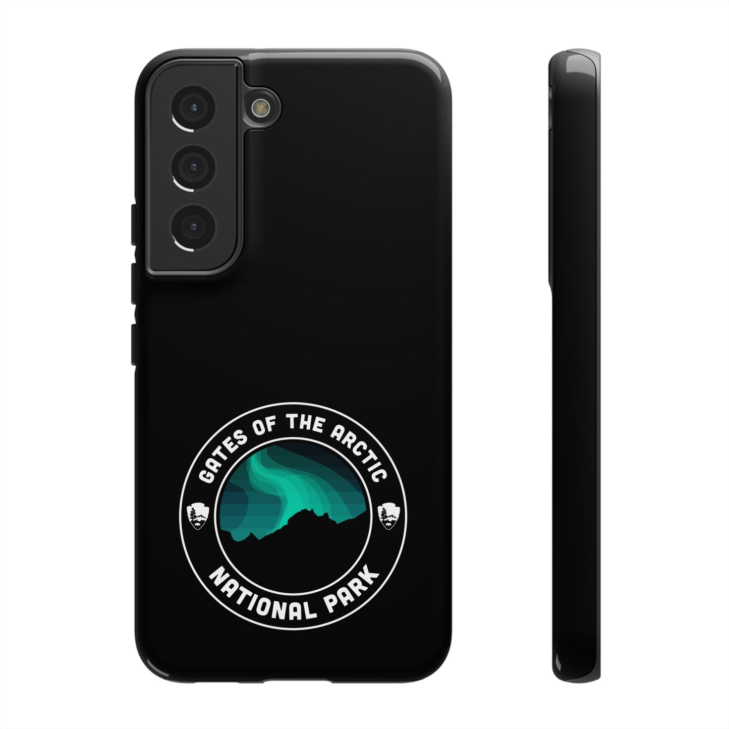 Gates of the Arctic National Park Phone Case - Round Emblem Design