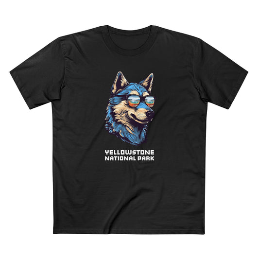 Yellowstone National Park T-Shirt - Smooth Wolf
