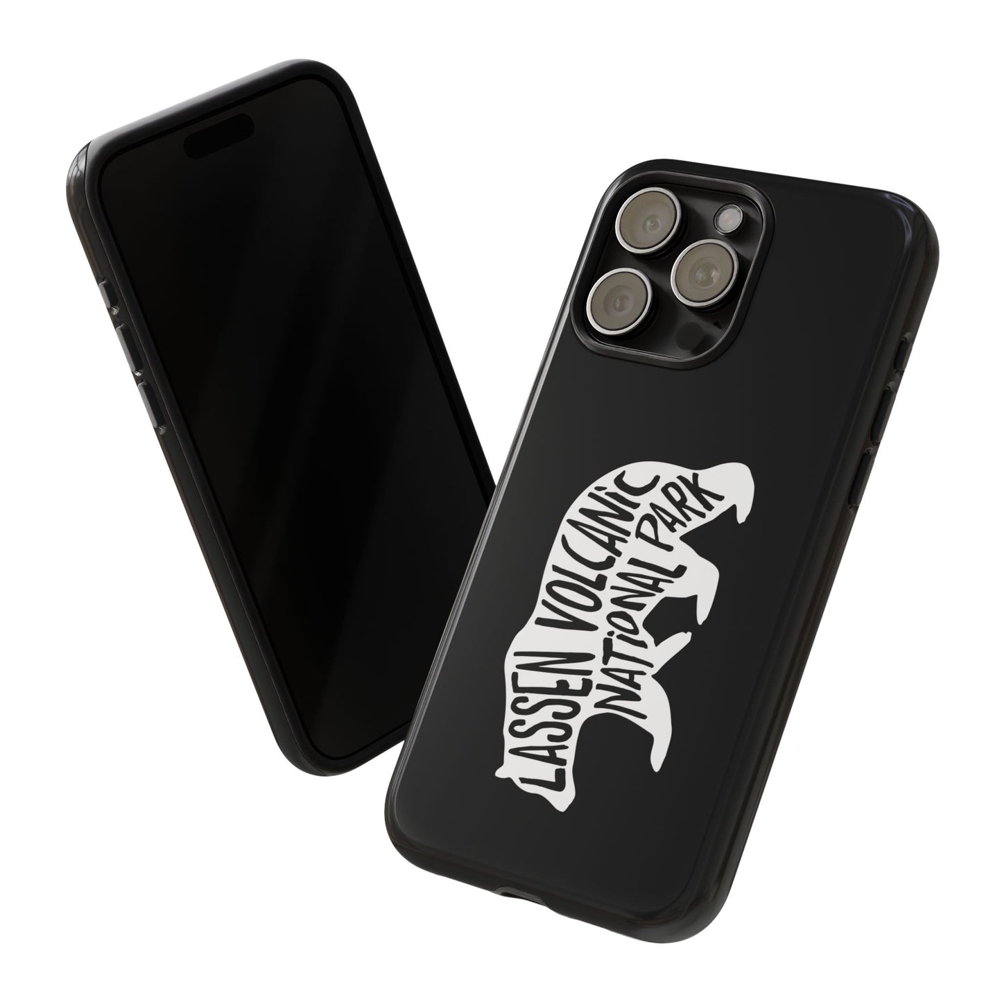 Lassen Volcanic National Park Phone Case - Black Bear Design