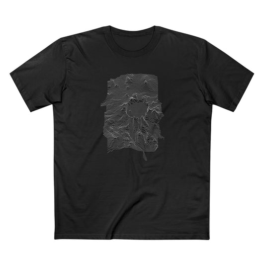 Crater Lake National Park T-Shirt - Topographical Lines
